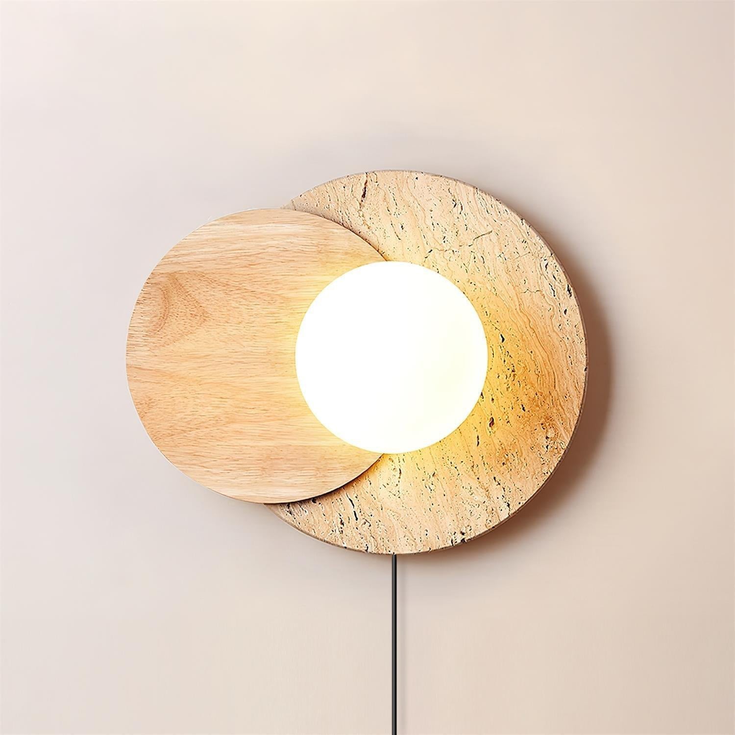Wabi-sabi Eclipse Plug-In Wandlamp HL584