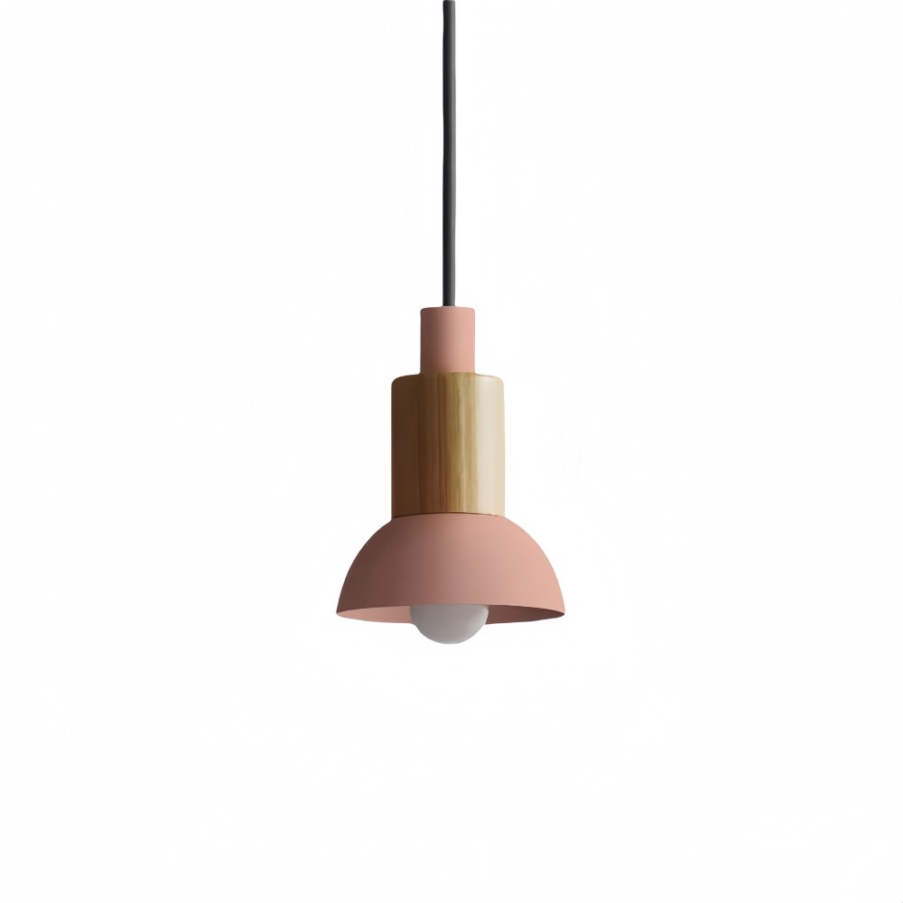 Macaron Iron Hanglamp - Geometrische Houten Lamp voor de Entree HL1065
