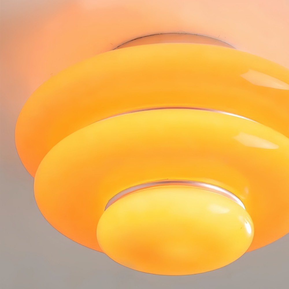 Cirren gelaagde plafondlamp – artistieke ronde plafondarmatuur voor de eetkamer HL2348