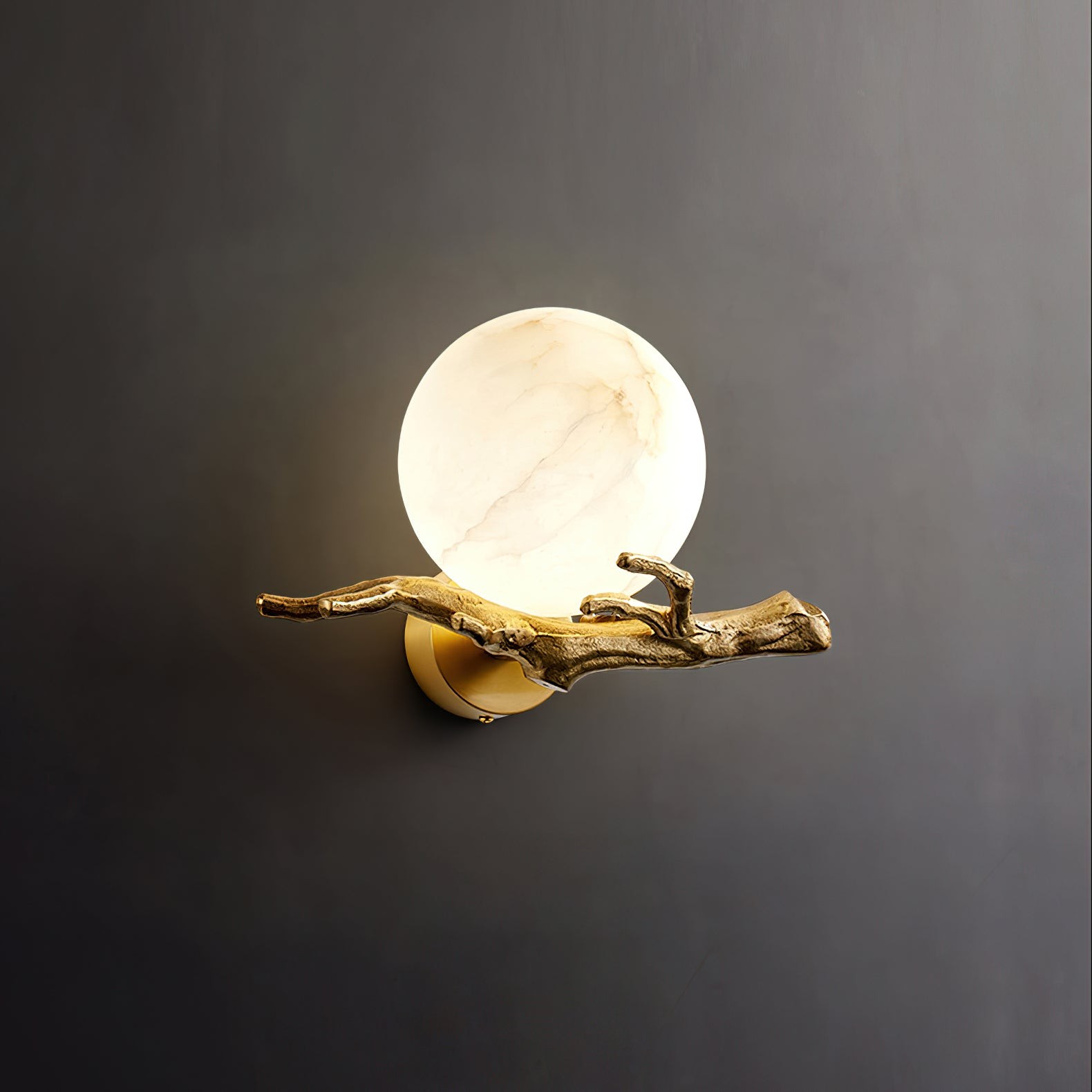 Retro Twigs Alabaster wandlamp HL2988