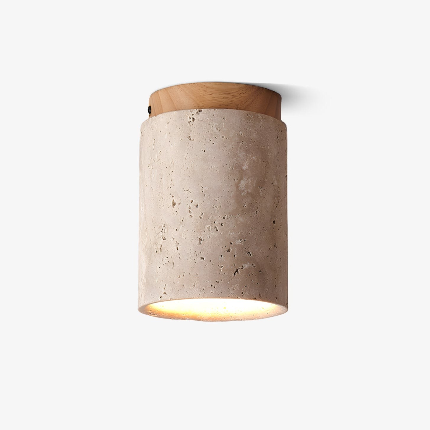 Marmeren Travertijn Kolom Plafondlamp HL901
