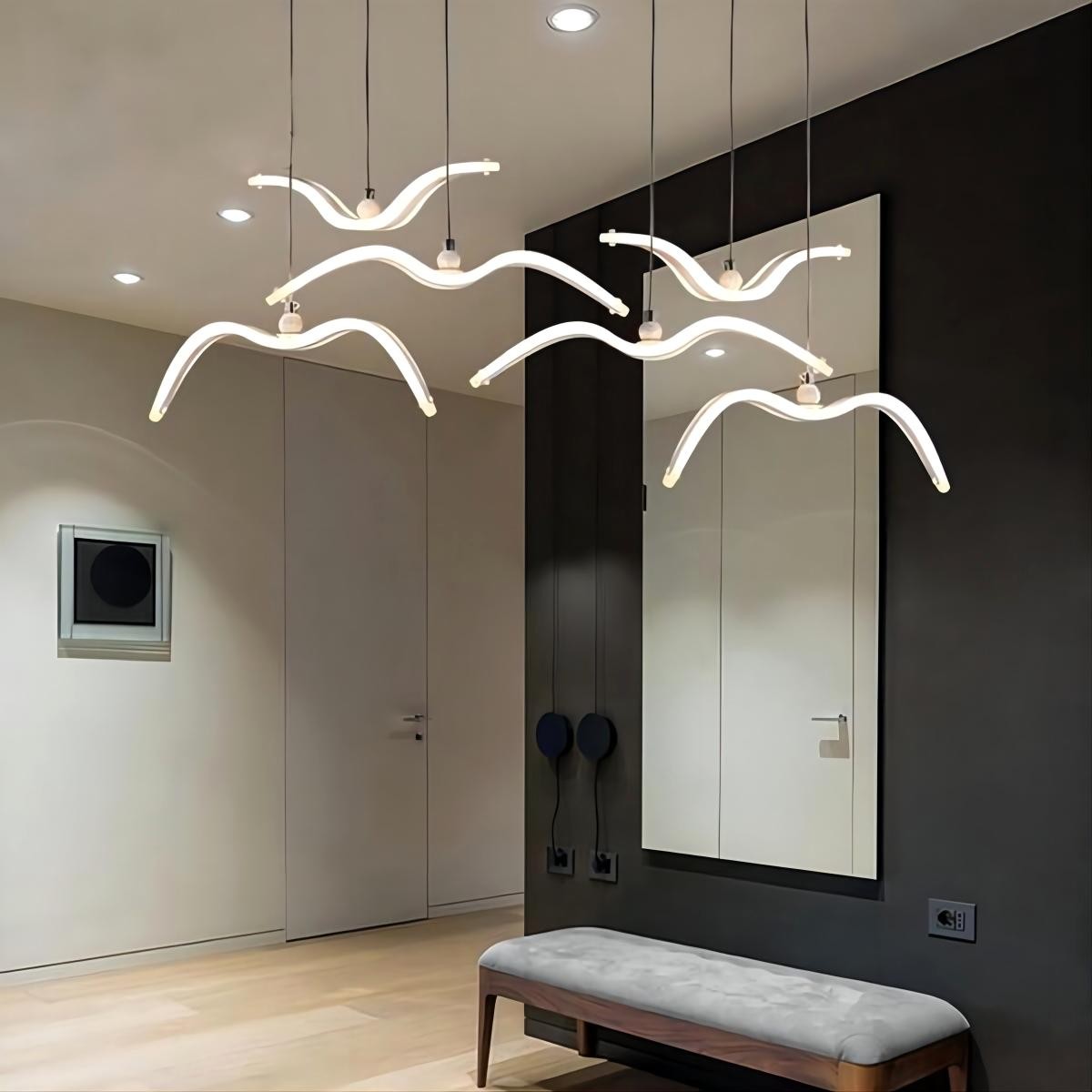 Night Birds Led Hanglamp Dimbaar