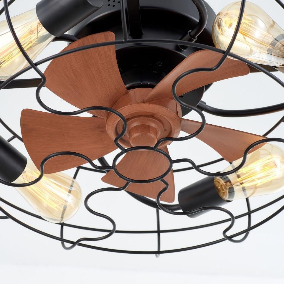 Vintage ventilator kroonluchter