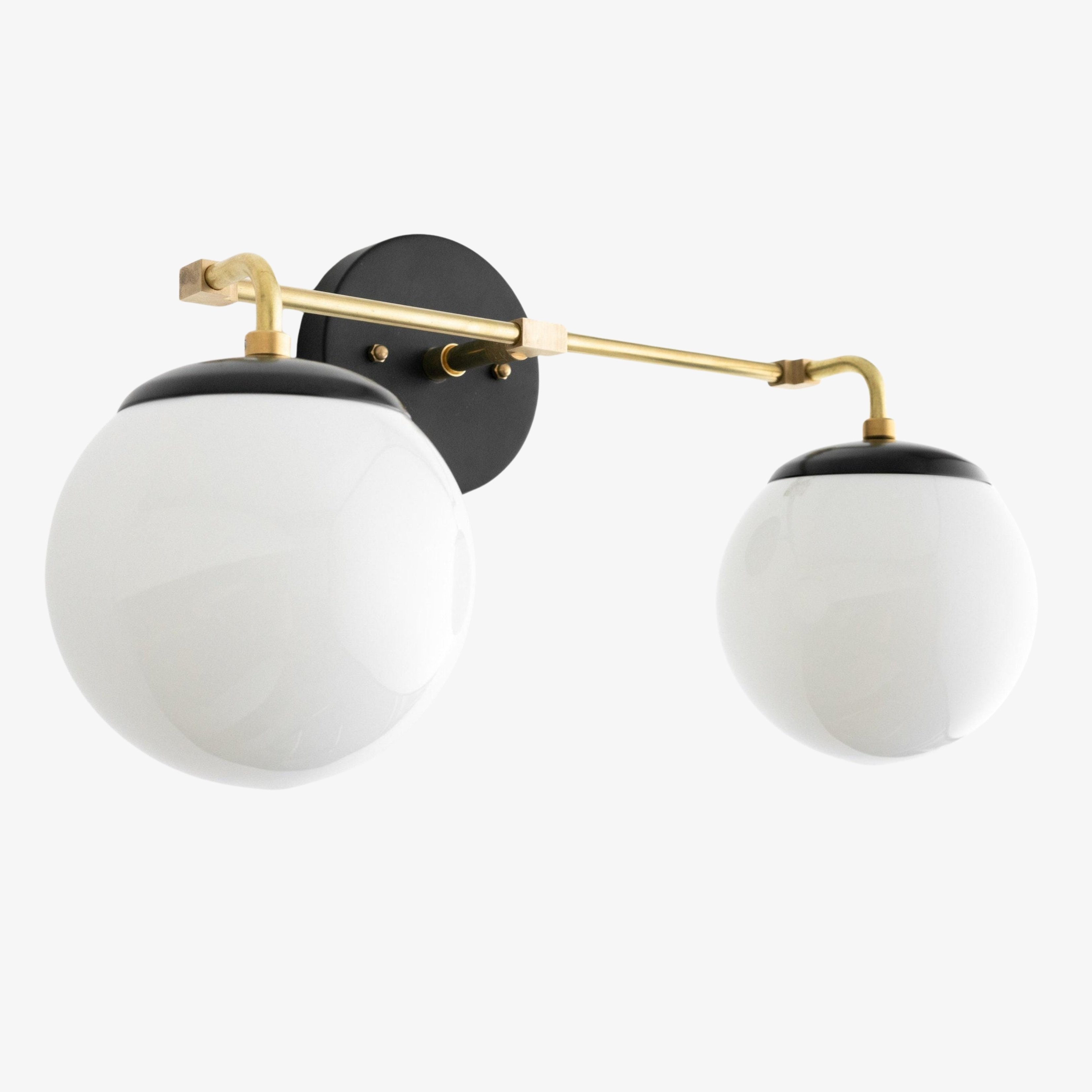 Glorica Glazen Wandlamp - Moderne Vintage Badkamerlamp HL1738