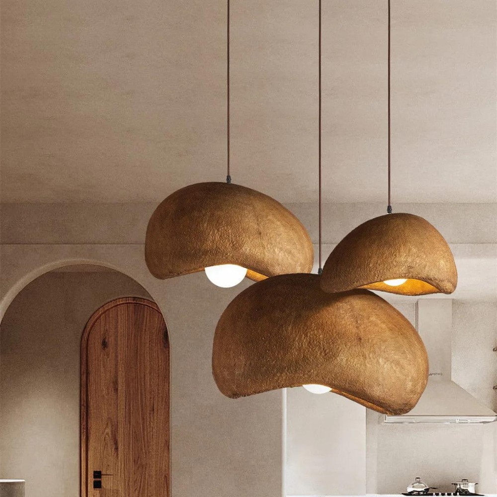 Wabi-Sabi Koffiewolk Japandi Hars Hanglamp HL3377