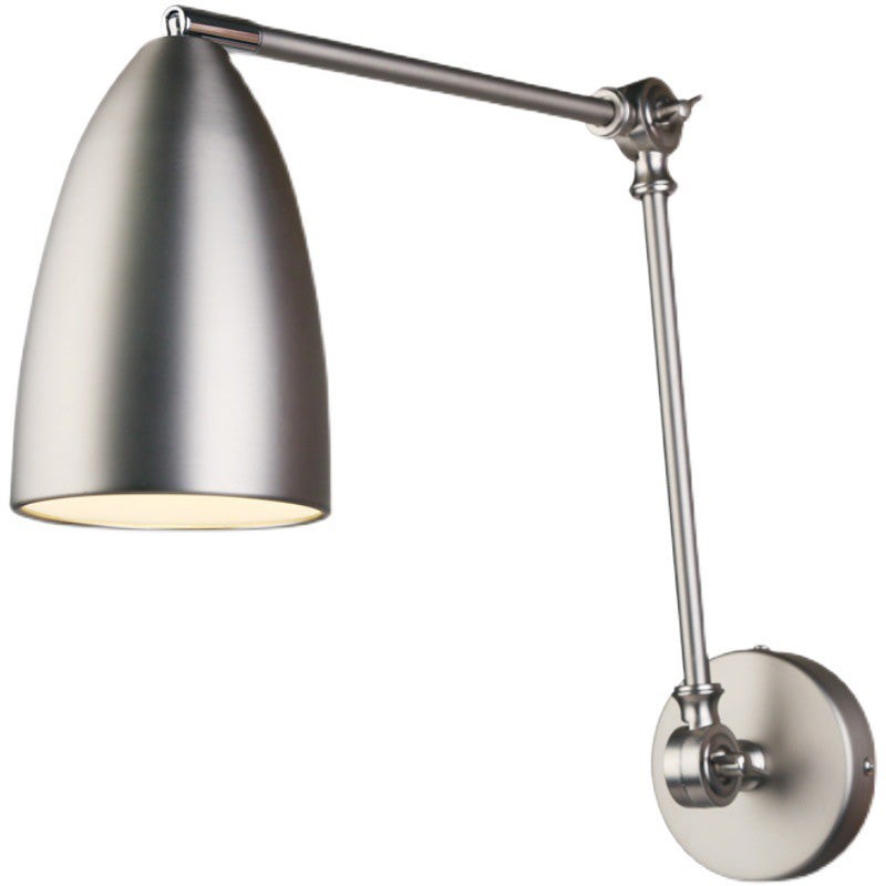 Moderne industriële intrekbare draaibare wandlamp met schommelarm van ijzer HL1108