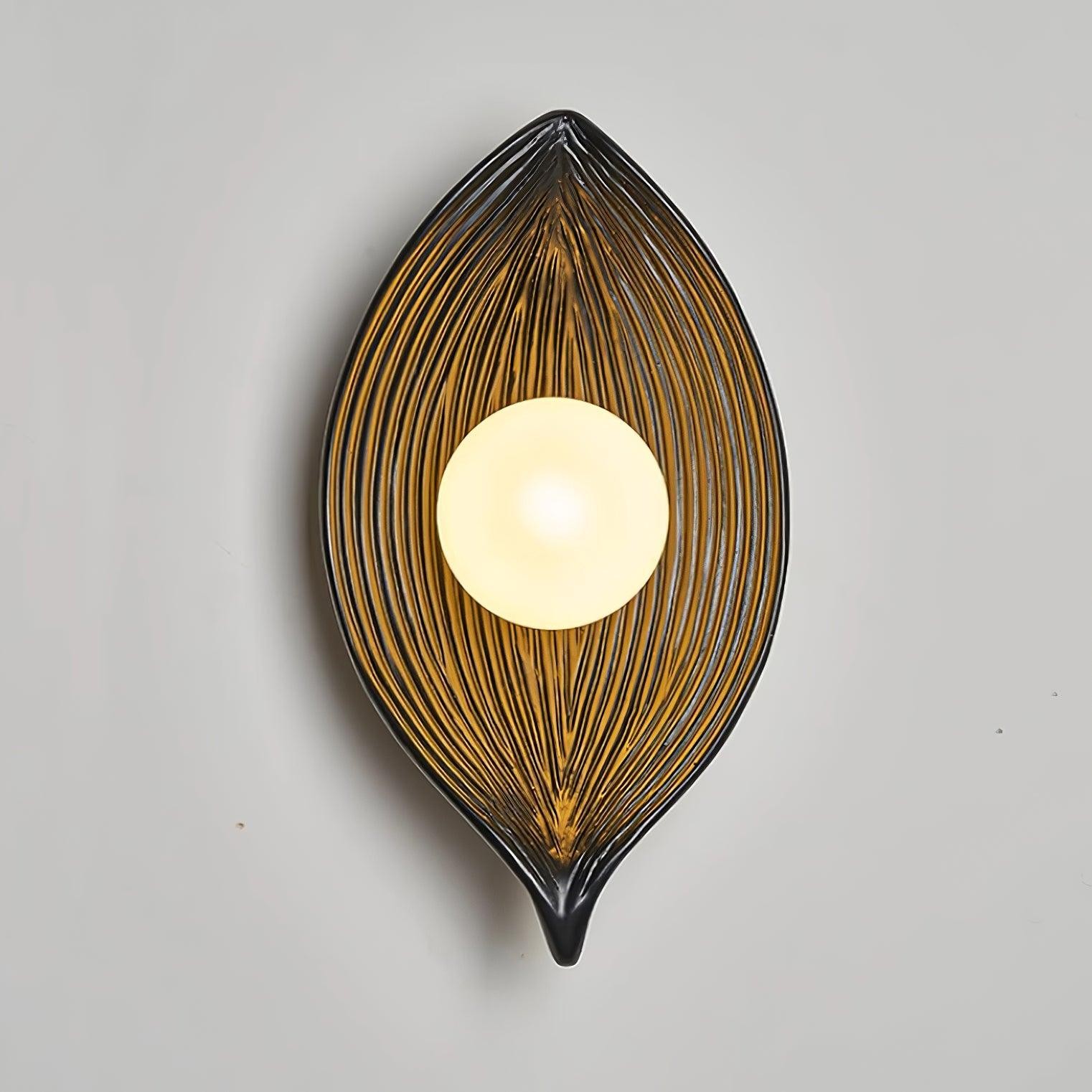 Hedendaagse Nordic Leaf Resin Wandlamp HL574