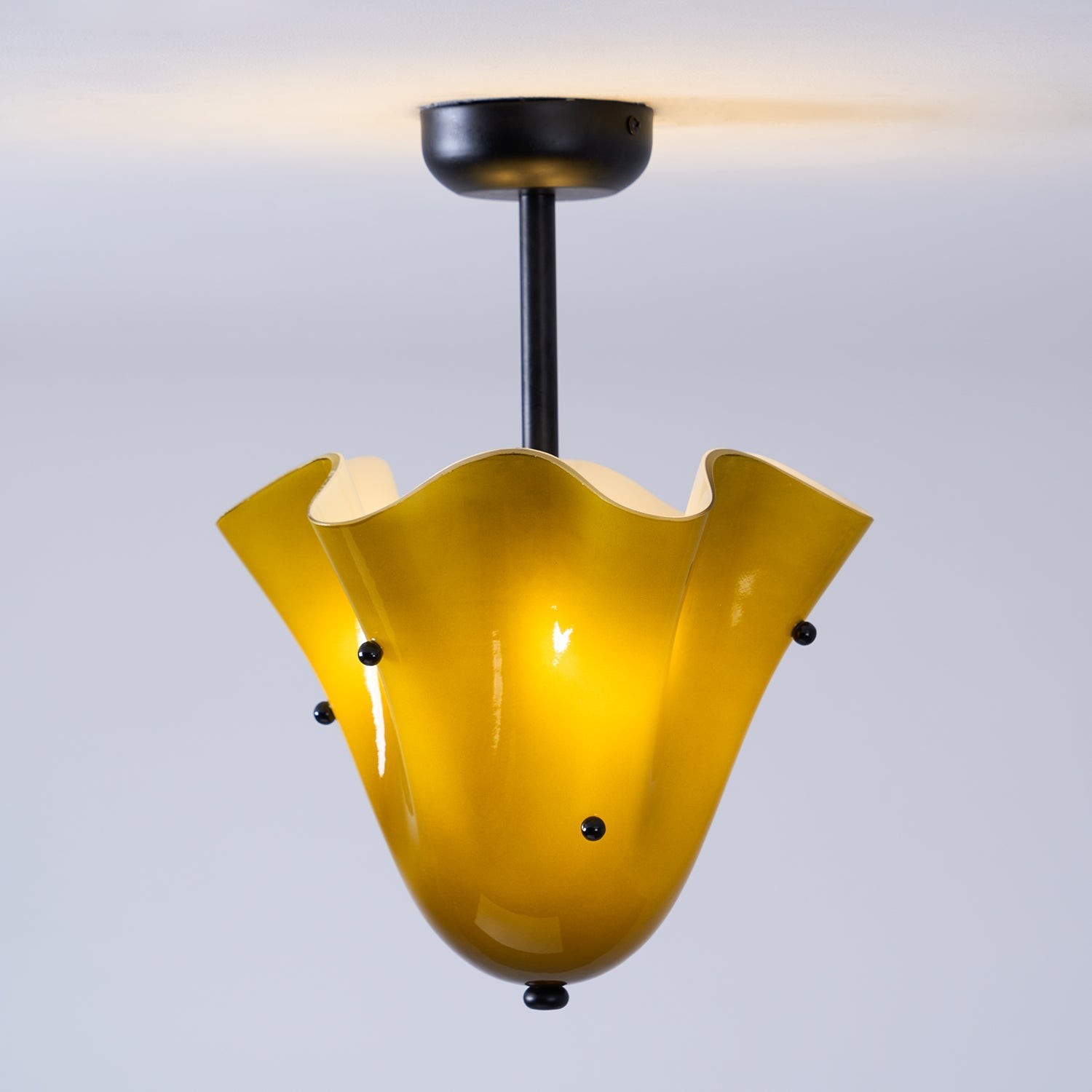 Bellina Decoratieve Glazen Plafondlamp - Moderne Sculpturale Plafondlamp HL1645