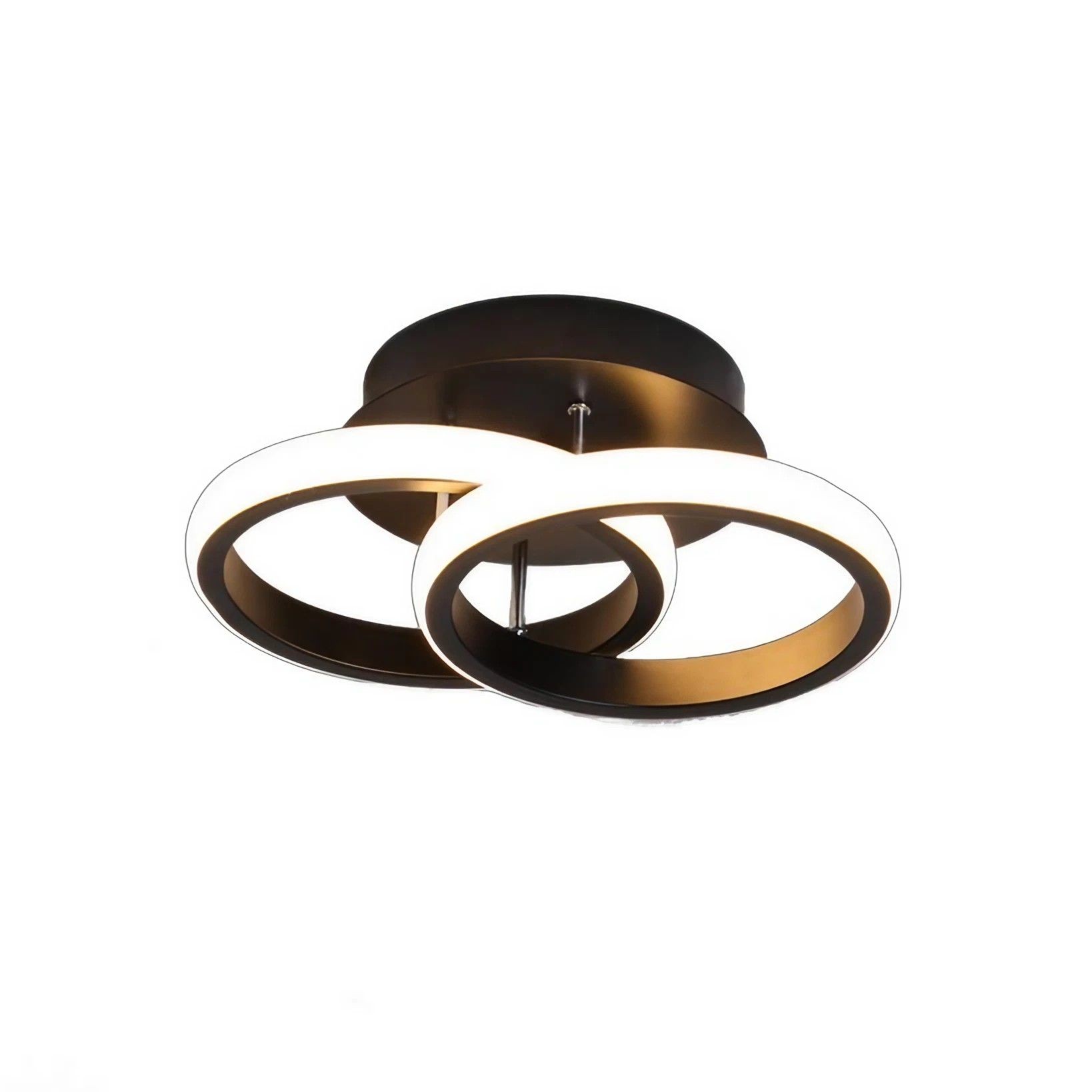 Nordic Ribbon gekruiste cirkel plafondlamp HL195