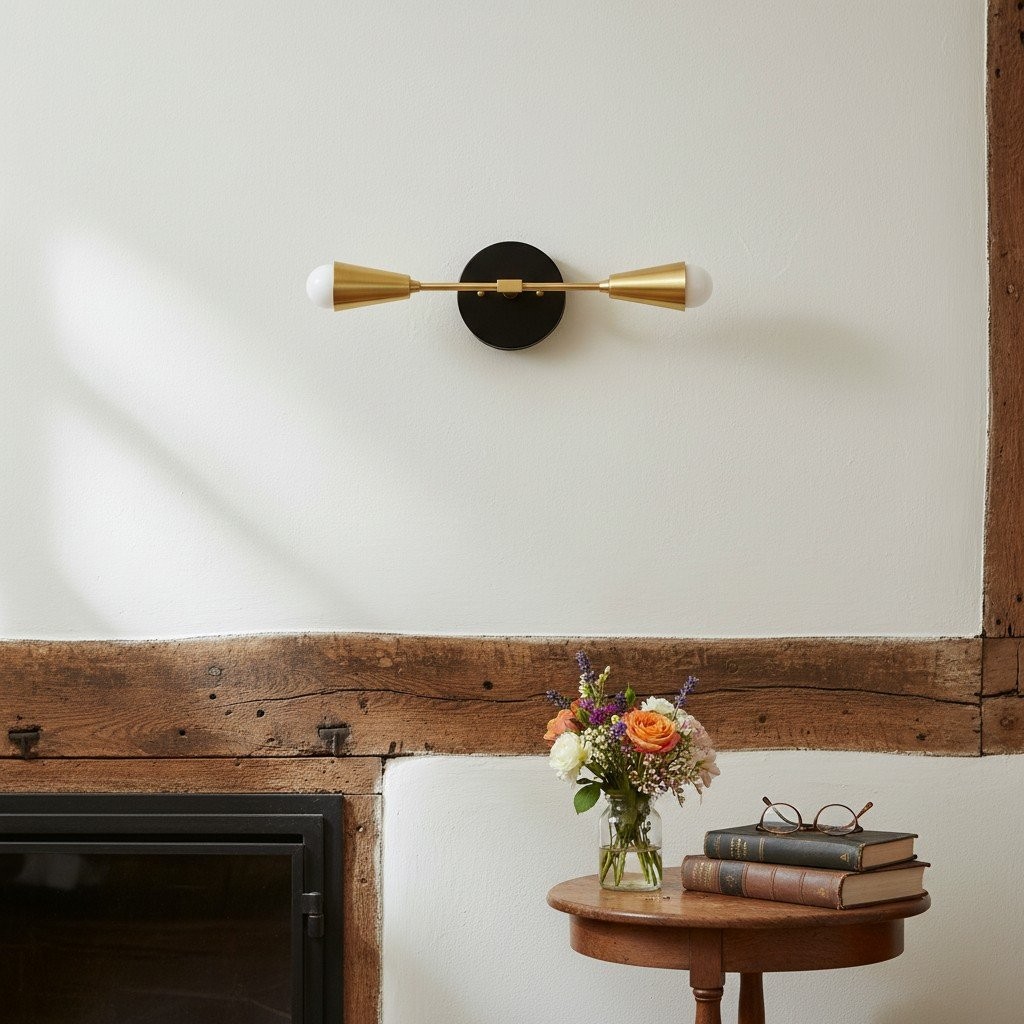 Mobilux Line Minimalistische Badkamerlamp - Mid Century Badkamerlamp HL1677