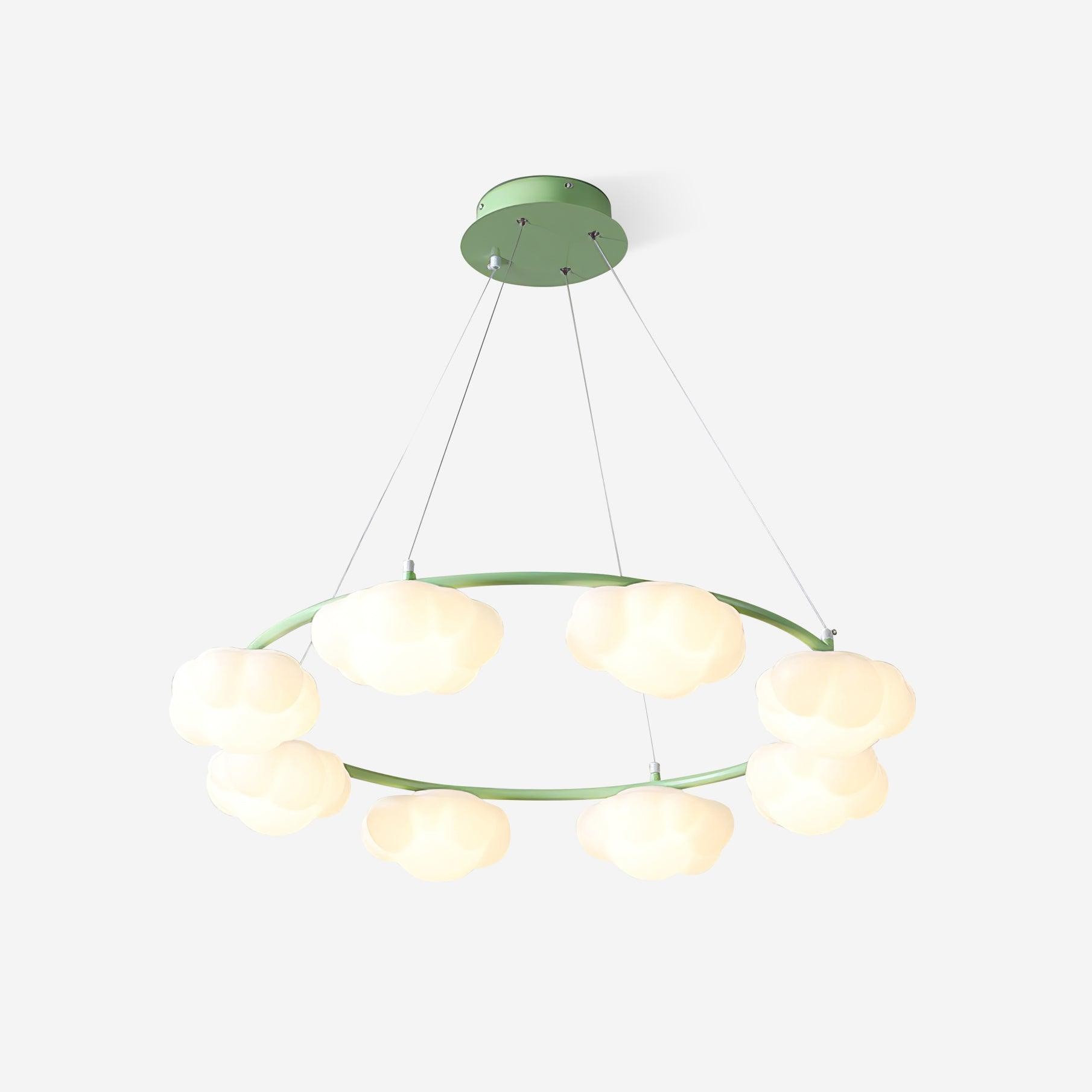 Crèmekleurige stijl creatieve persoonlijkheid wolken kroonluchter HL893