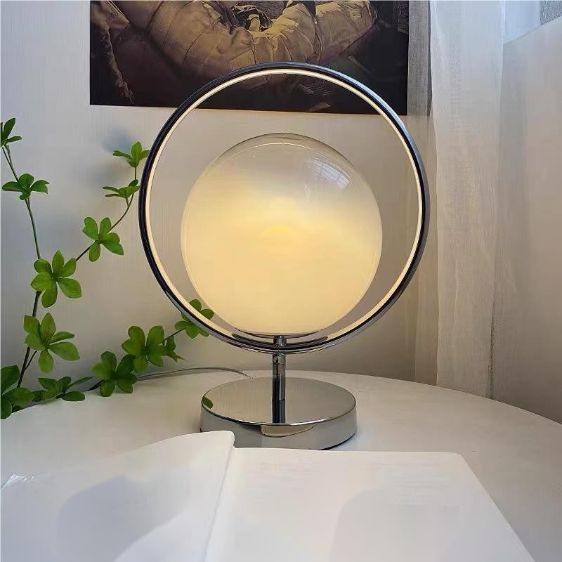 Orb Planet Bauhaus Glazen Tafellamp HL97