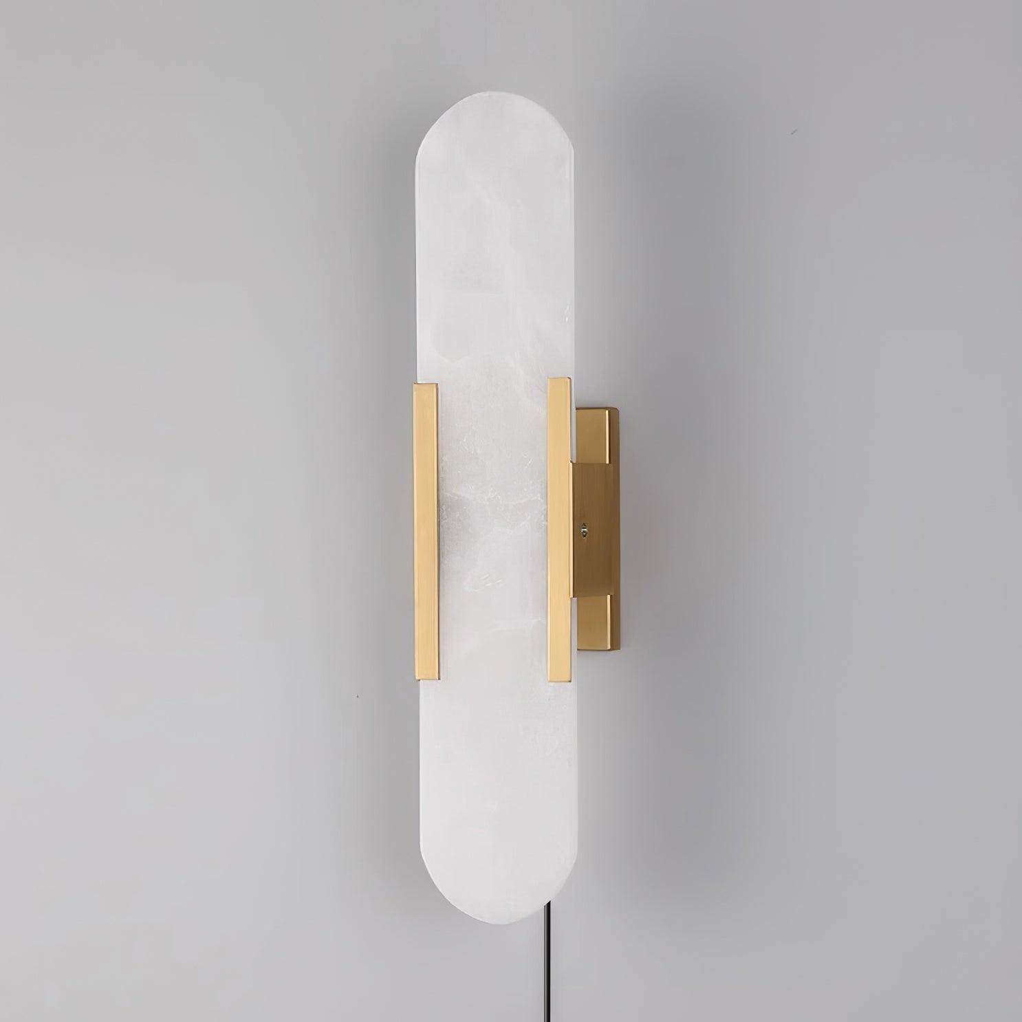 Alabaster Verlengde Plug In Wandlamp HL714