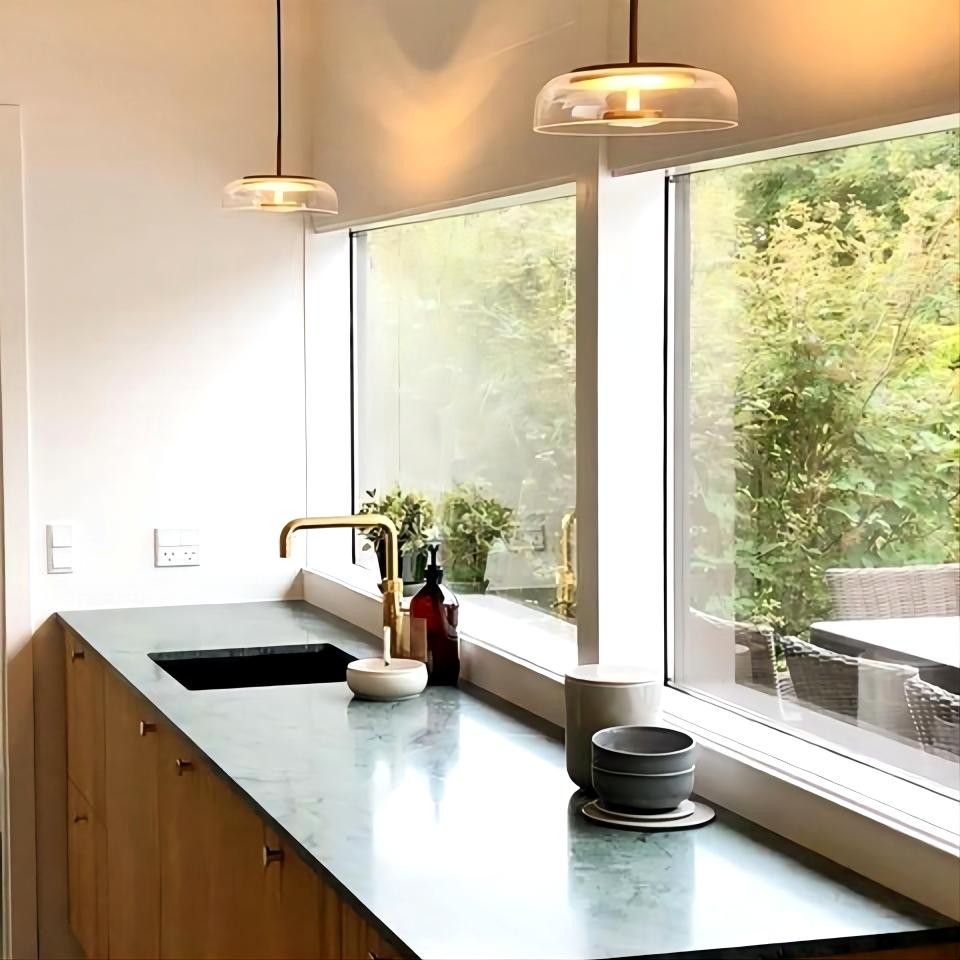 Blossi Ronde Glas Hanglamp Eettafel