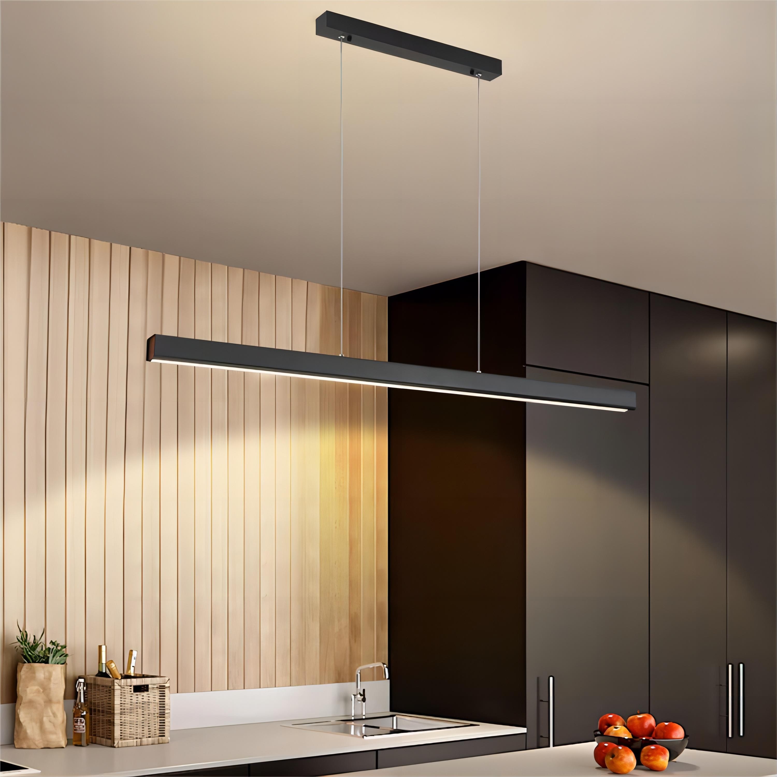 Industriële Metalen LED Horizontale Lineaire Kroonluchter HL99