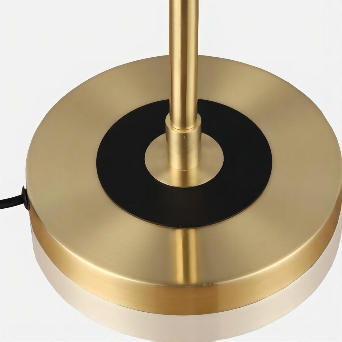 Moderne Revolve Schijf Metalen Tafellamp