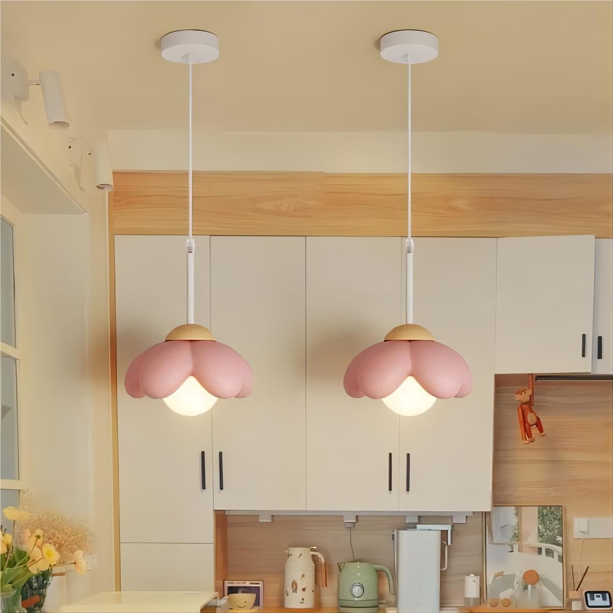 Moderne hanglamp met kersenbloesembloem HL193