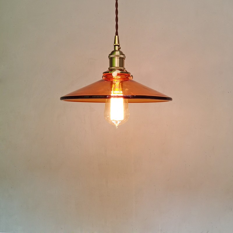 Eetkamer Retro Artistieke Glazen Hanglamp HL58