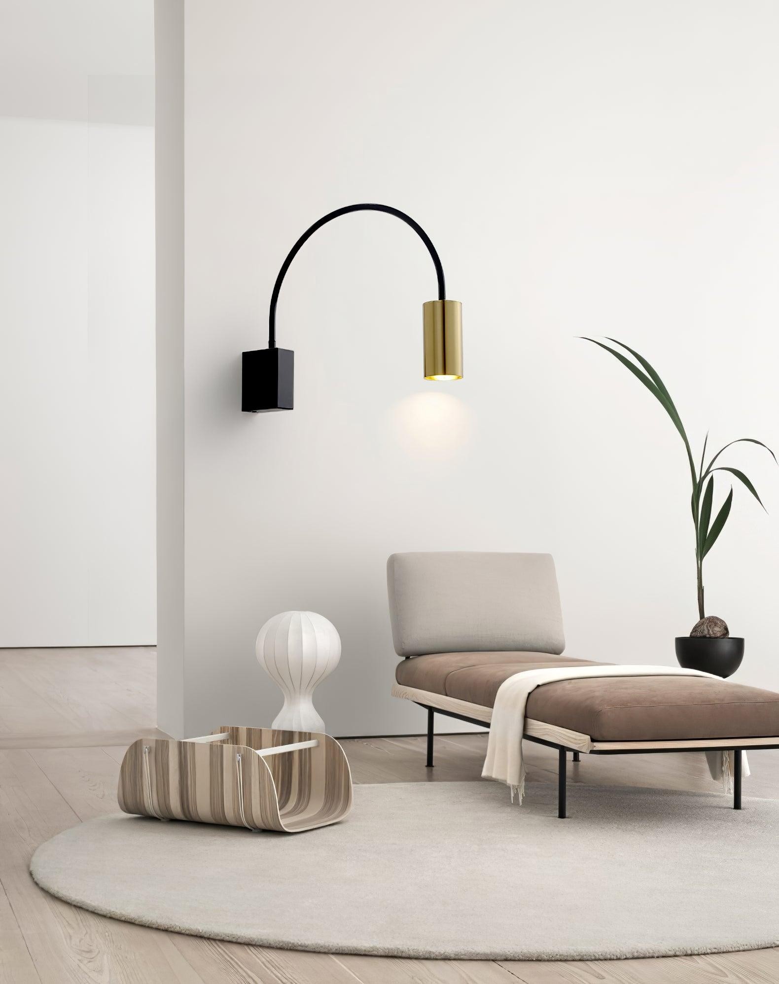 Antonella Industriële Lineaire Boog Wandlamp HL1103