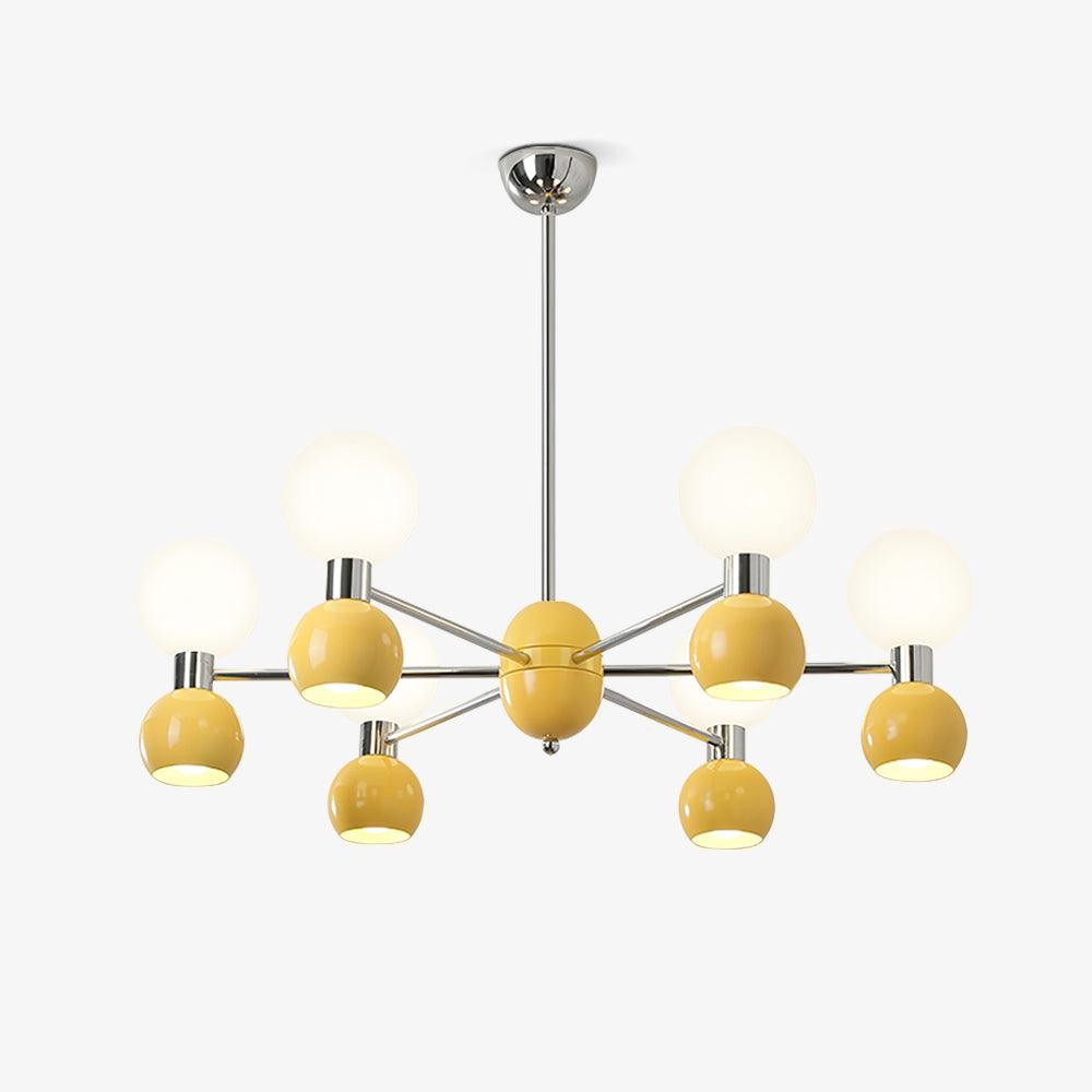 Moderne minimalistische metalen kroonluchter met meerdere koppen HL855