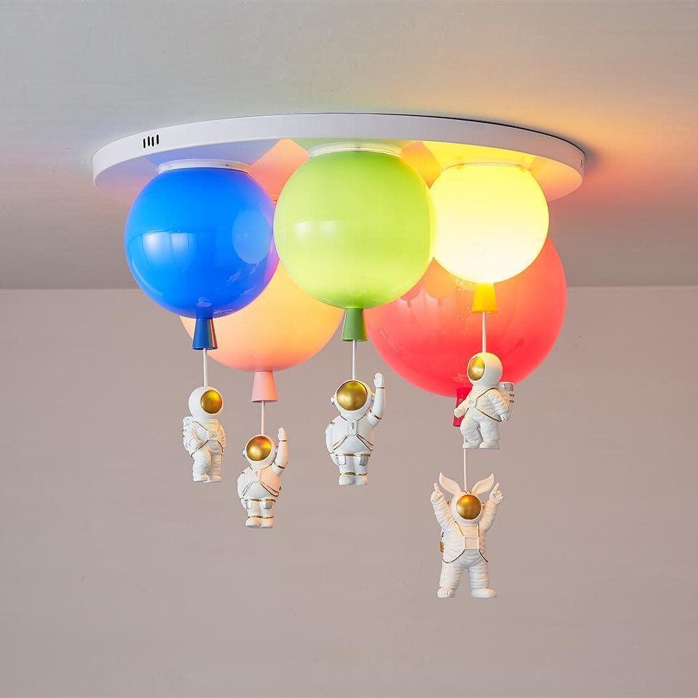 Astronaut Glanzende Ballon Plafondlamp HL361