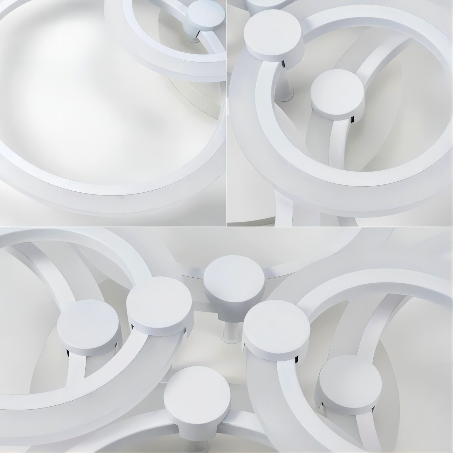 Dimbare Acryl Plafondlamp