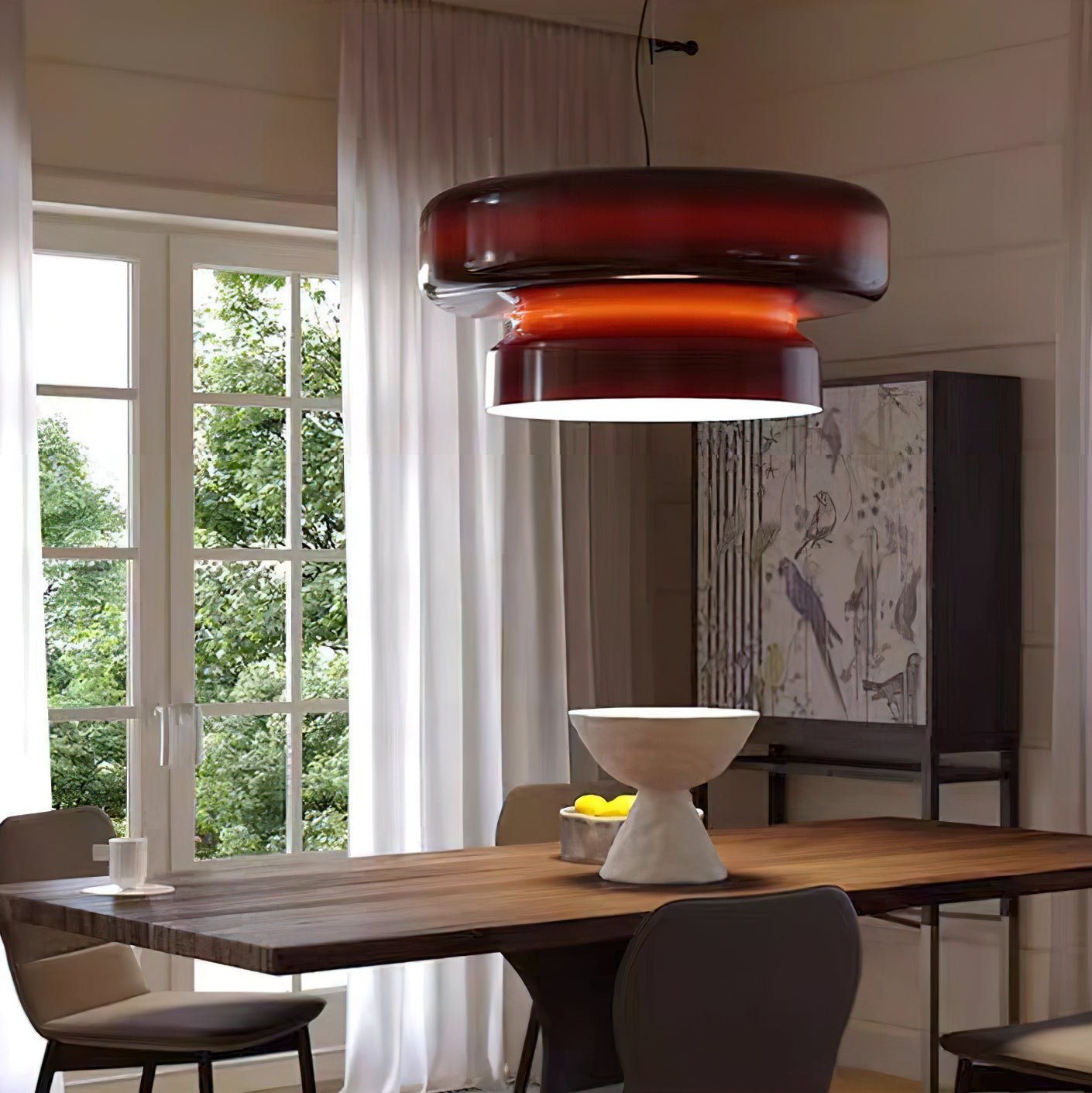 Boheemse Stijl Minimalistische Glazen Hanglamp HL382