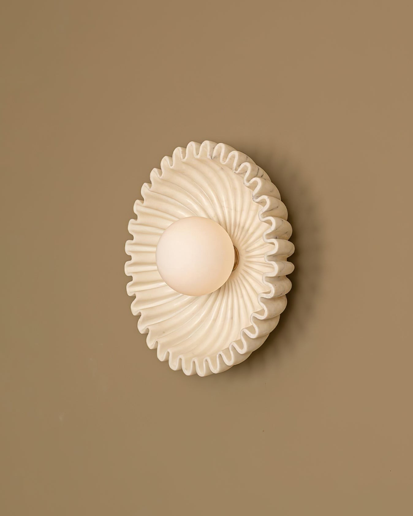 Kunststof lampenkap keramische bloem wandlamp HL375