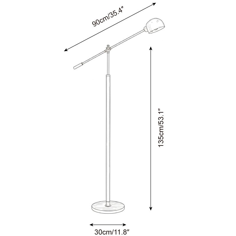 Heritage Swing vloerlamp HL2869