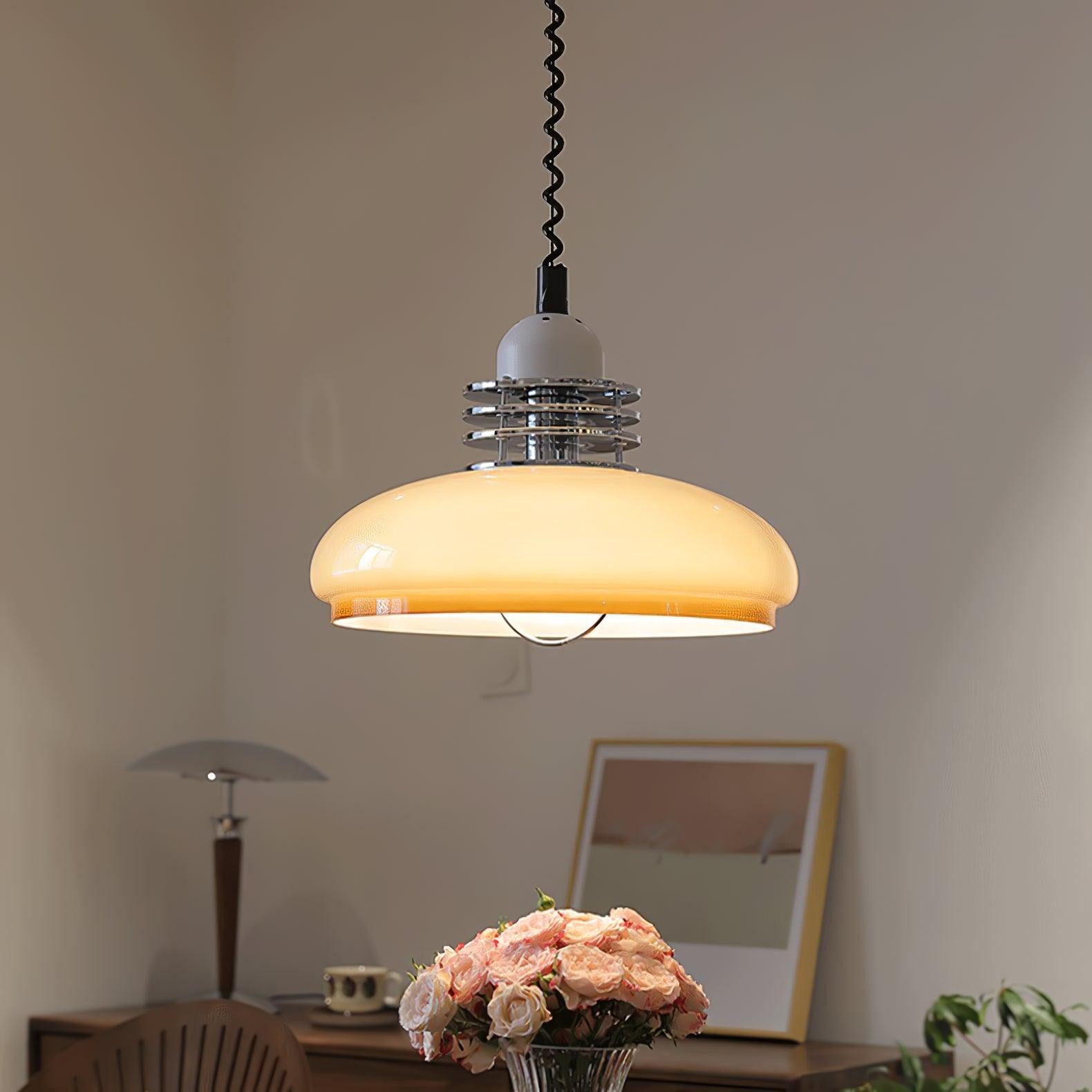 Nordic Cream intrekbare hanglamp HL914