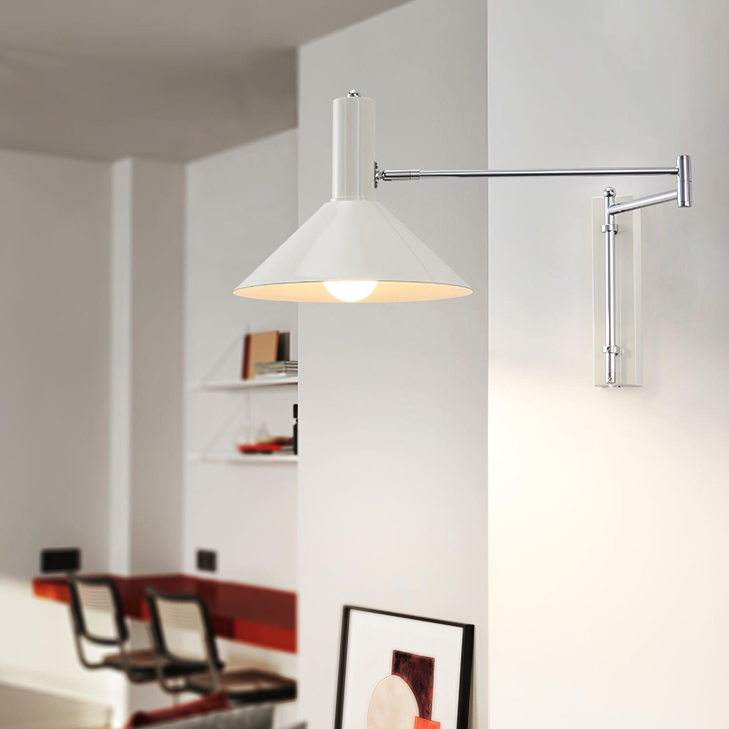 Klassieke moderne verstelbare leeslamp met zwenkarm HL630