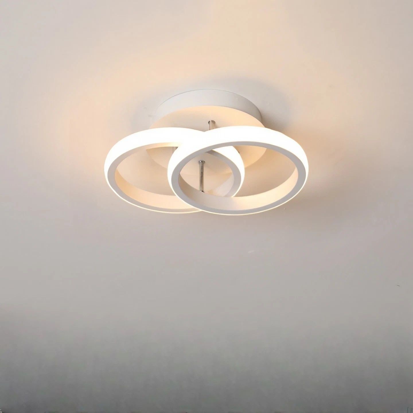 Nordic Ribbon gekruiste cirkel plafondlamp HL195