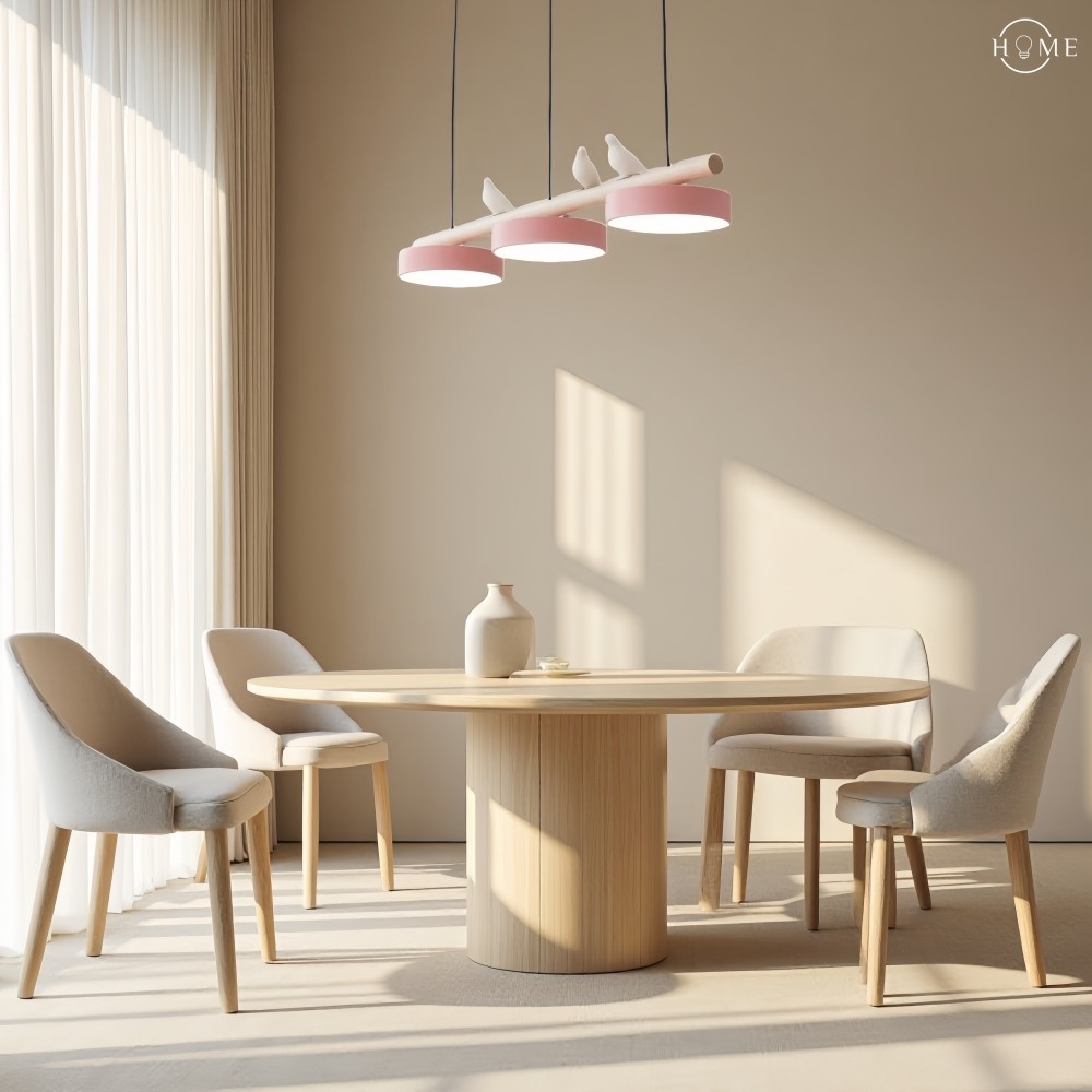 Creatieve hanglamp in de vorm van een takvogel HL943
