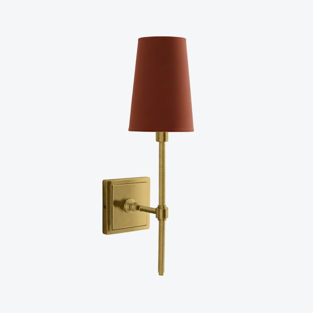 Derlina Witte Linnen Wandlamp – Retro Metalen Verlichtingsarmatuur met Meerdere Hoofden HL1433