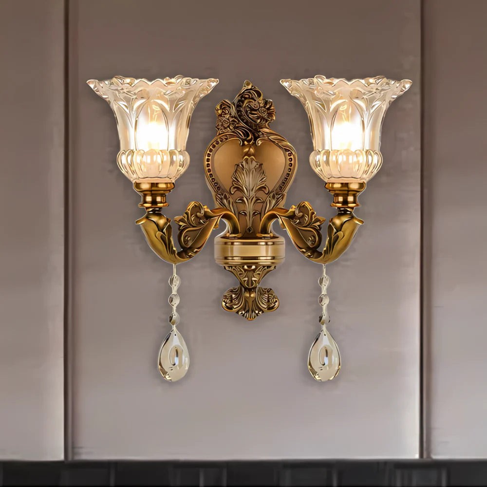 De Vintage Felicia dubbele wandlamp HL3338