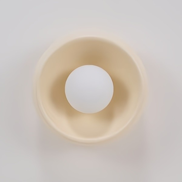 Aurelox ronde plafondlamp met vlakke montage, strak geometrisch ontwerp - moderne binnenverlichting HL2483