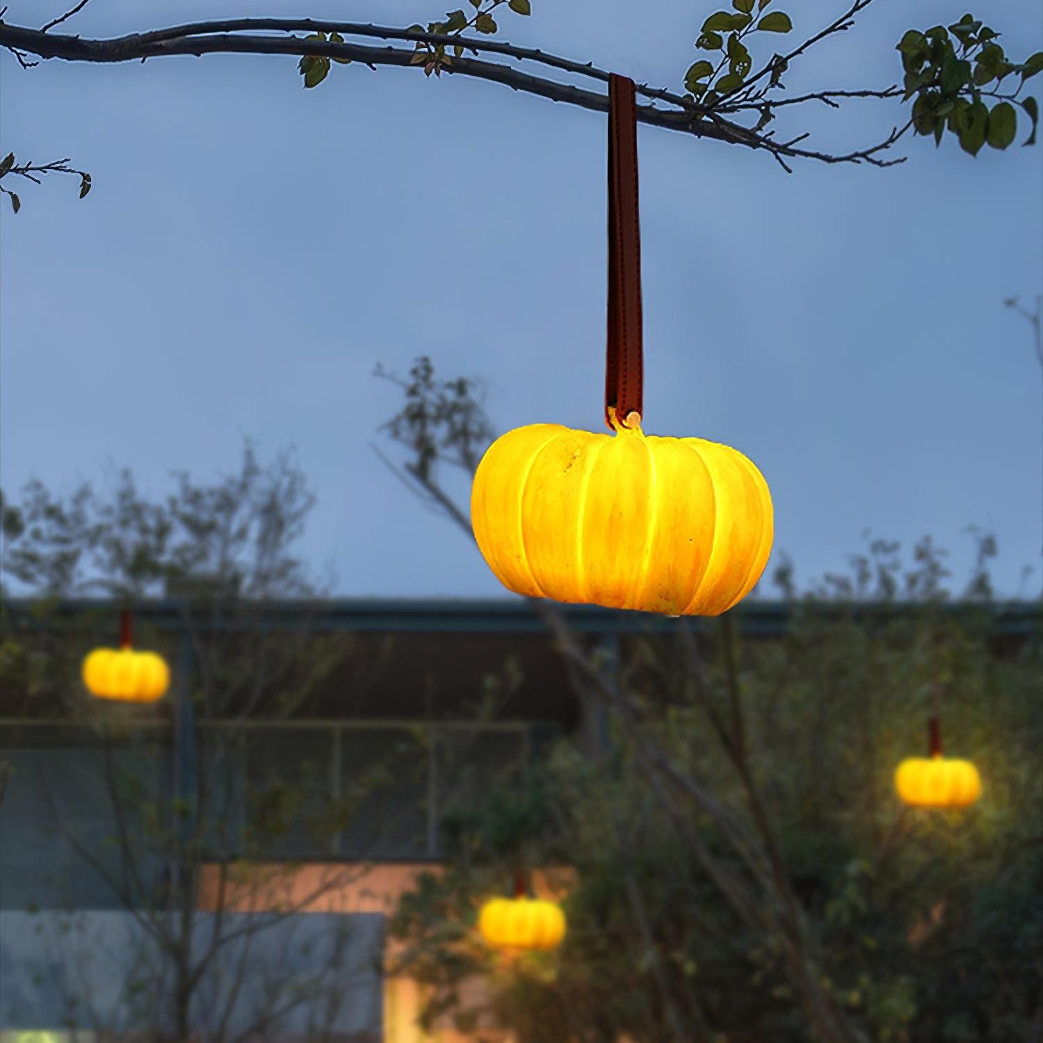 Pompoen Draagbare Tafellamp Voor Halloween Decoraties Buiten HL86