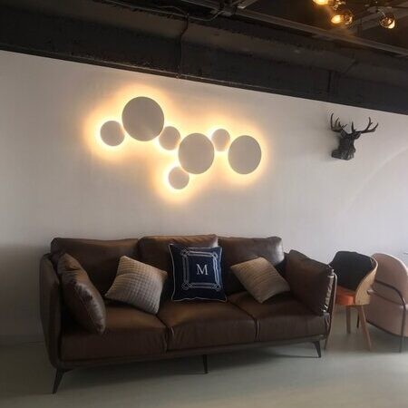 Design Puck Wall Art Wandlamp Rond
