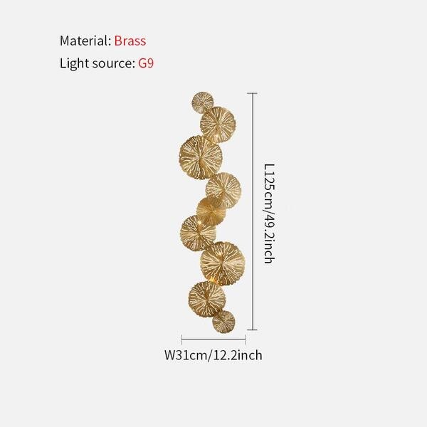 Lotus Leaf Wandlamp