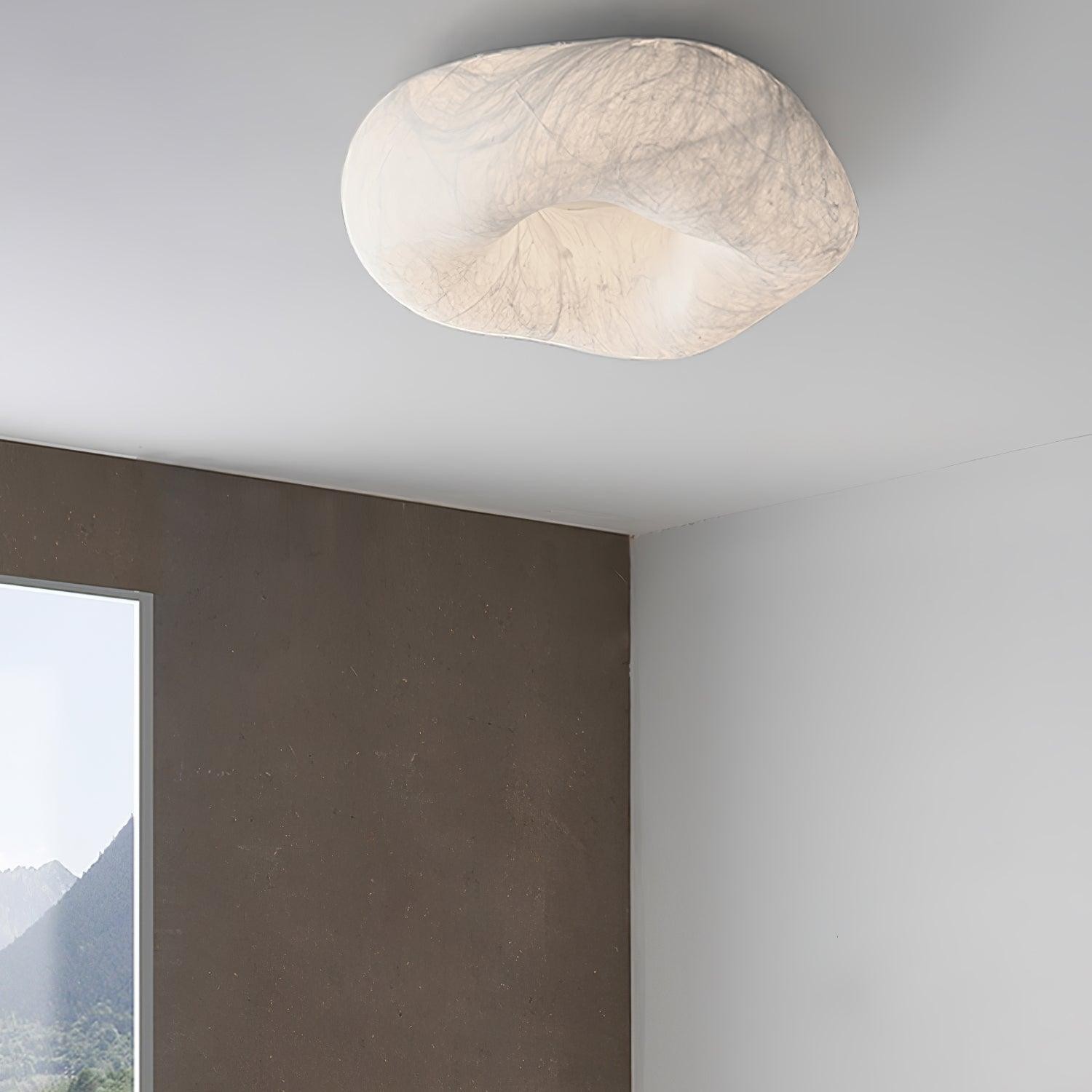 Moderne eenvoudige zijden LED-plafondlamp voor de woonkamer HL920