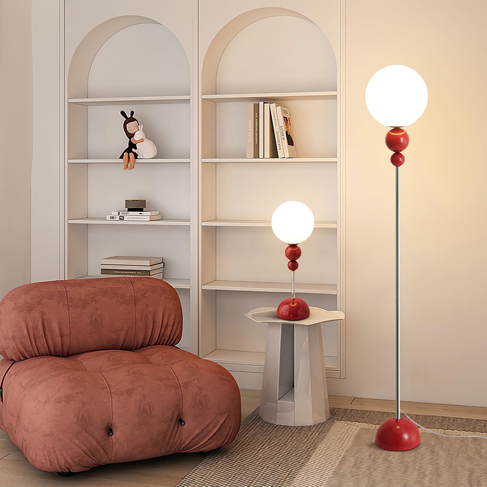 Nieuwe creatieve bolvormige verticale decoratieve tafellamp HL489