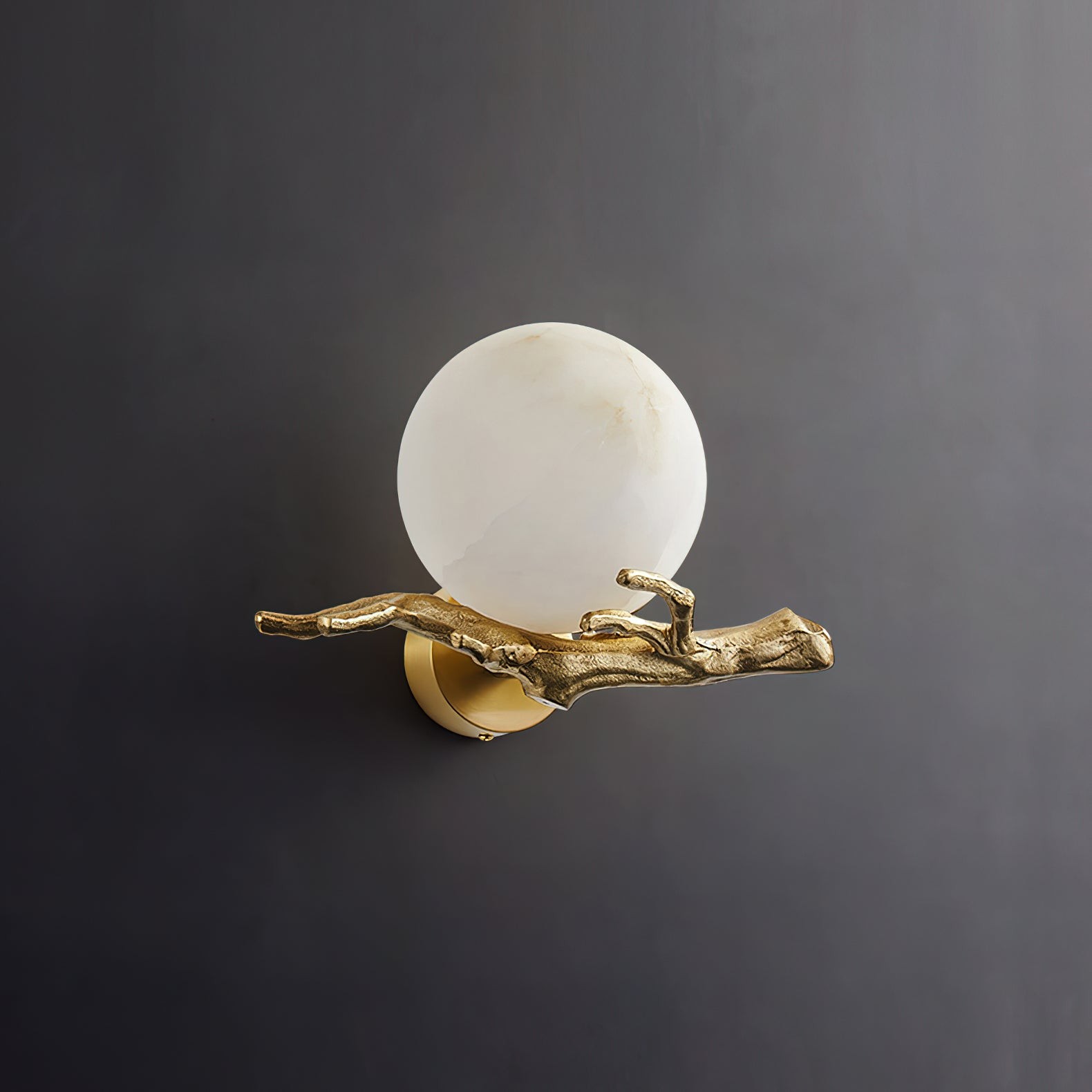 Retro Twigs Alabaster wandlamp HL2988