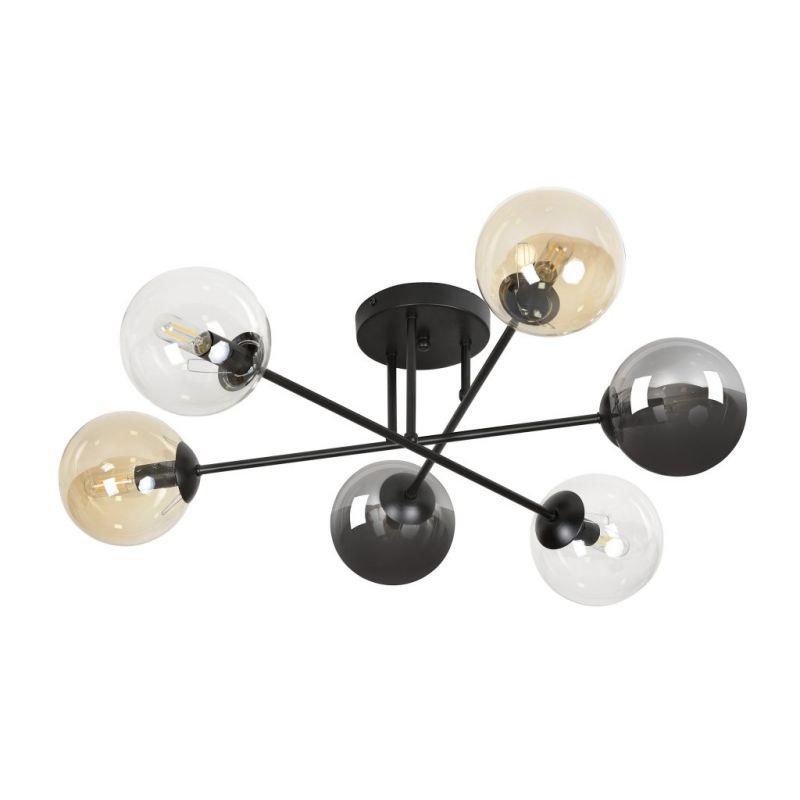 Brendi 6B Glazen Bol Plafondlamp