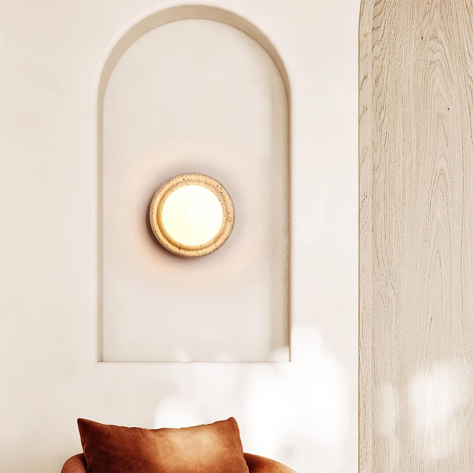 Moderne minimalistische ronde wandlamp HL470