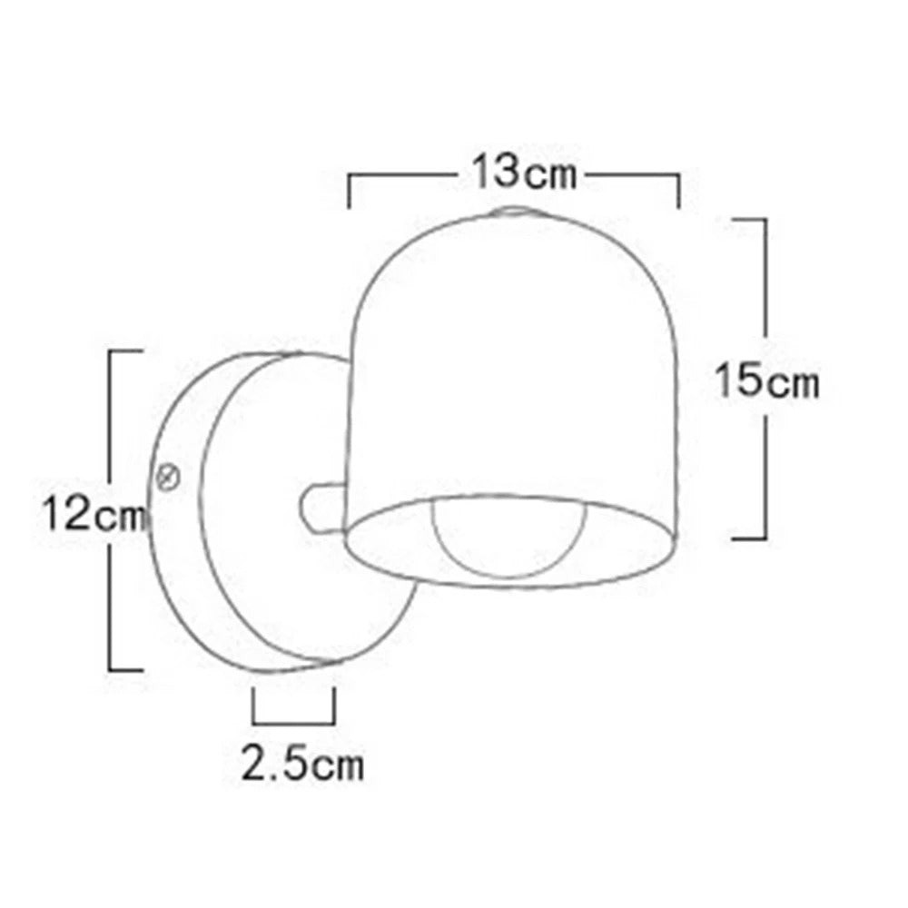 Moderne minimalistische wandlamp voor Macaron Aisle HL1315