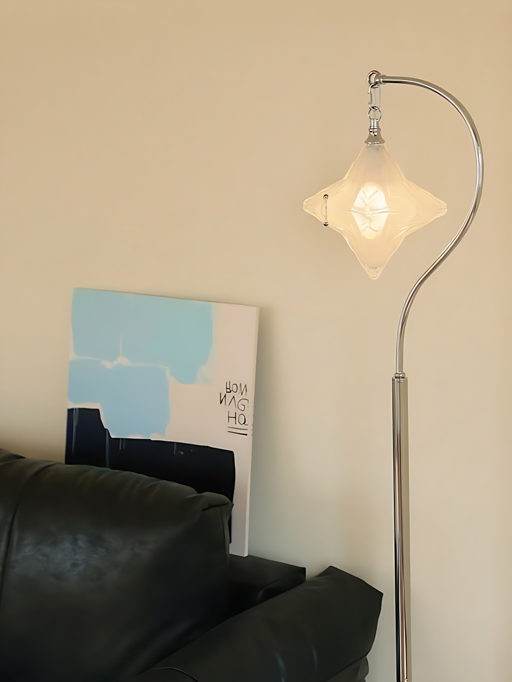 Art Deco Star vloerlamp - moderne staande lamp voor woonruimtes - Astris Orion HL1796