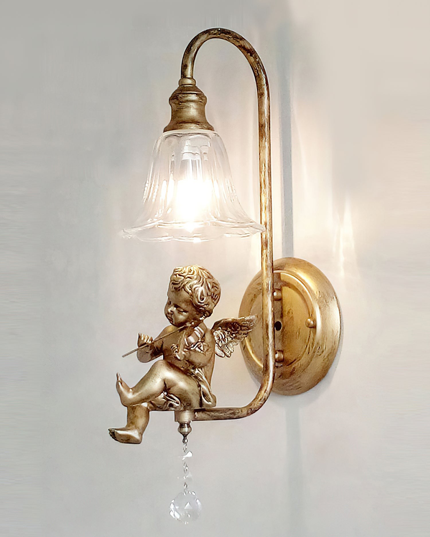 Kunstengel Wandlamp HL1133