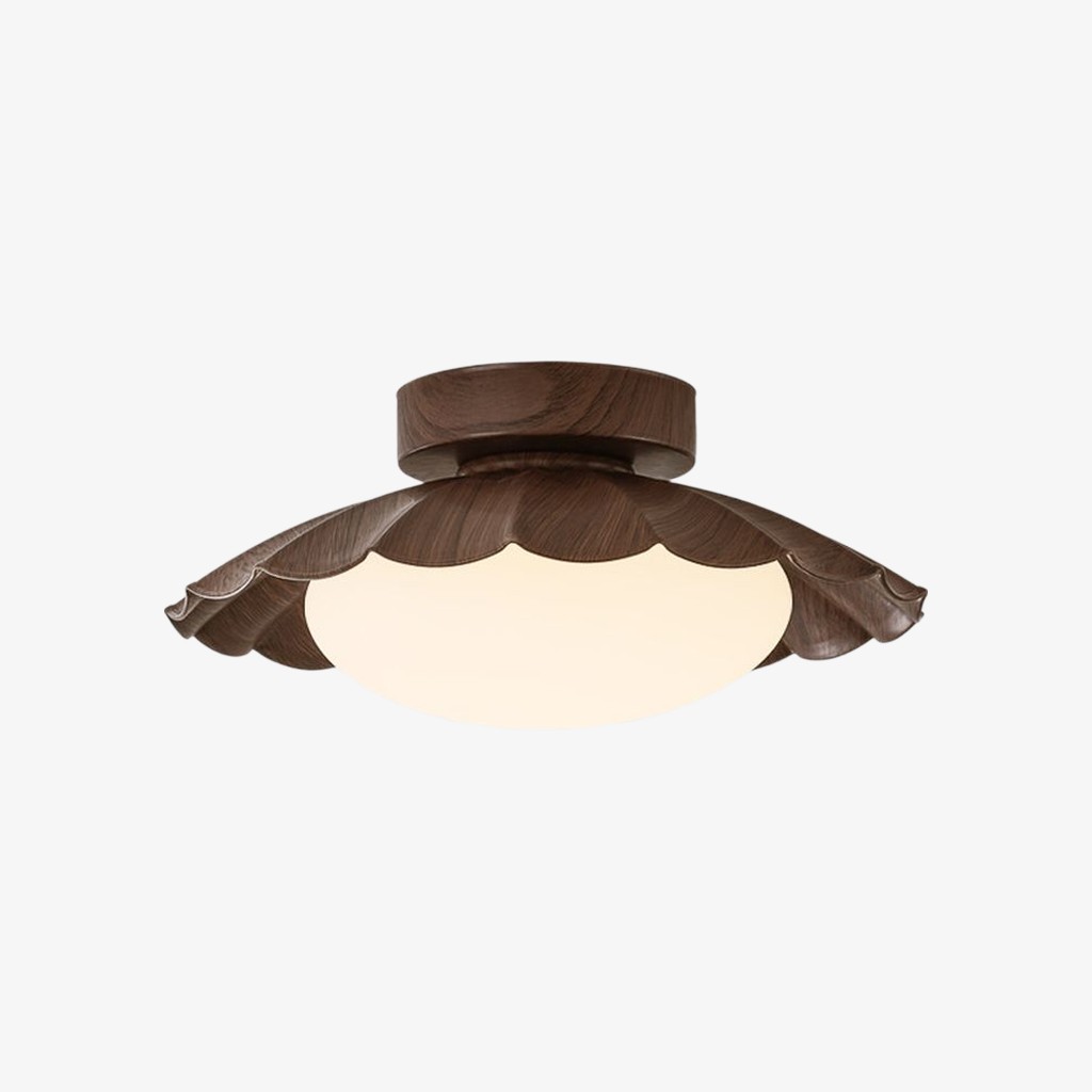 Pluvoria Moderne Minimalistische Plafondlamp met Gegolfde Wolken - Strakke Plafondlamp met Schone Lijnen HL2328