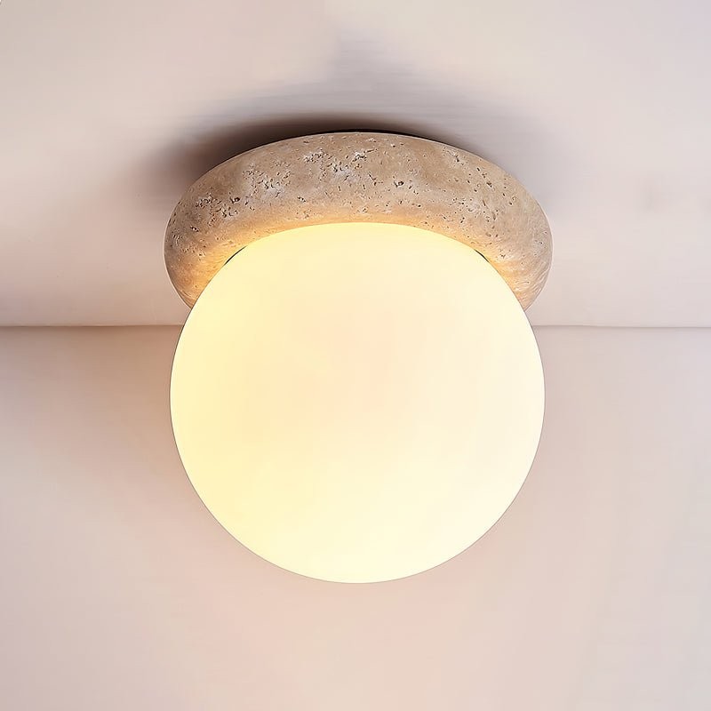Marmeren Travertijn Asteroïde Plafondlamp HL417