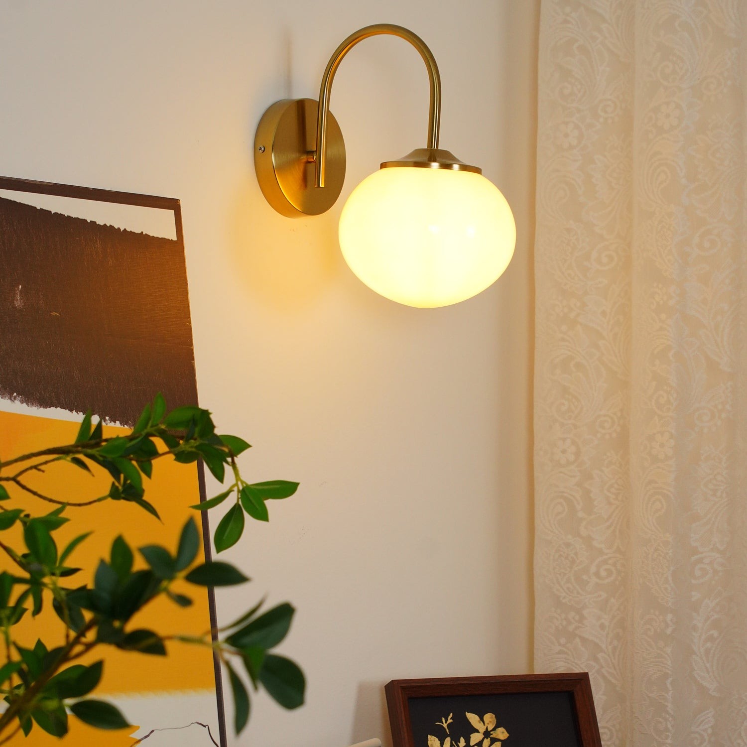 Traditionele ronde klassieke wandlamp HL598